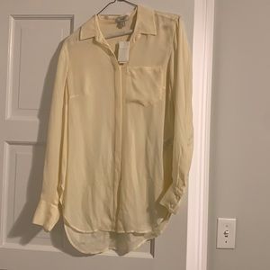 J crew blouse- 100% silk! New with tags
